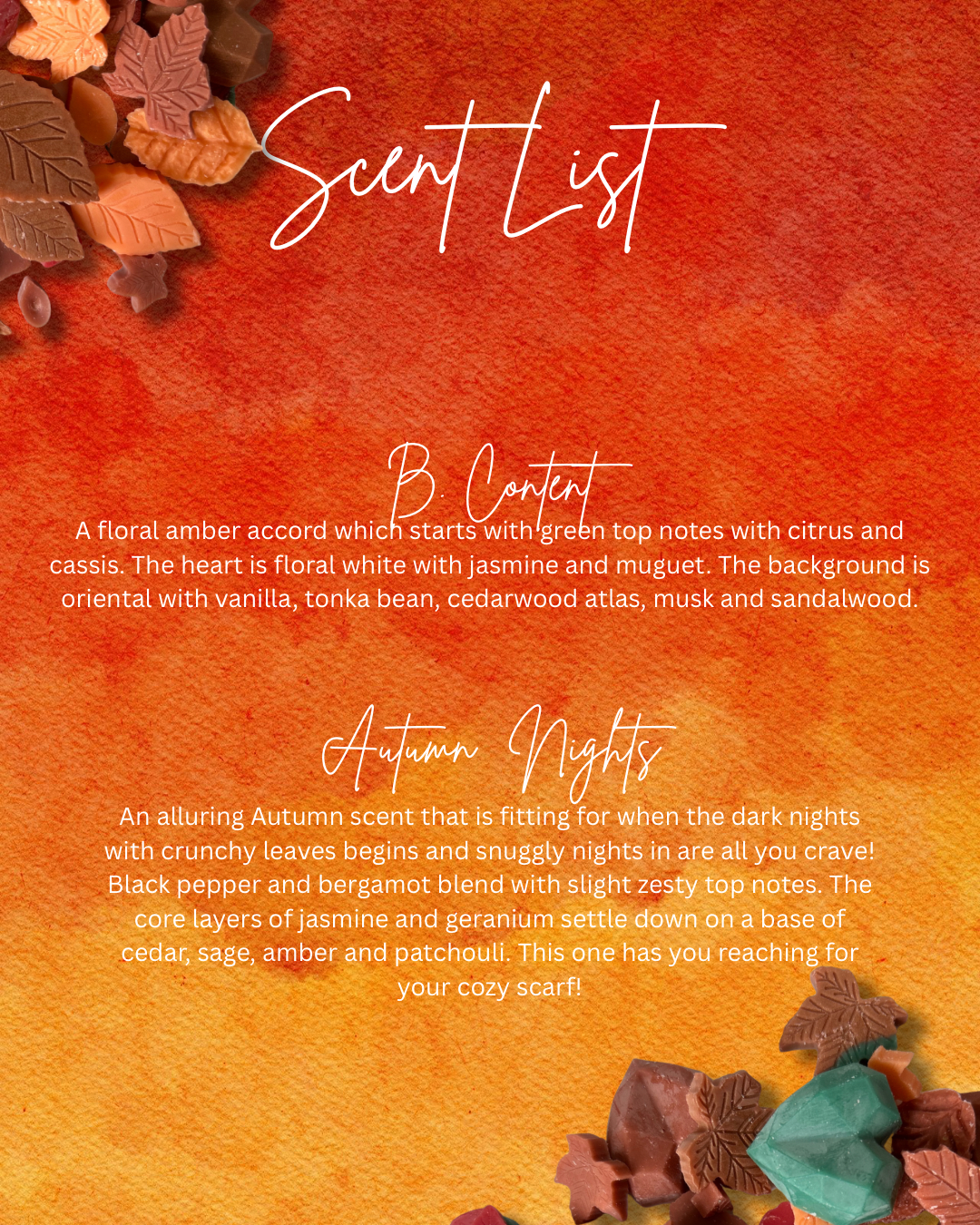 Autumn Snap Bars